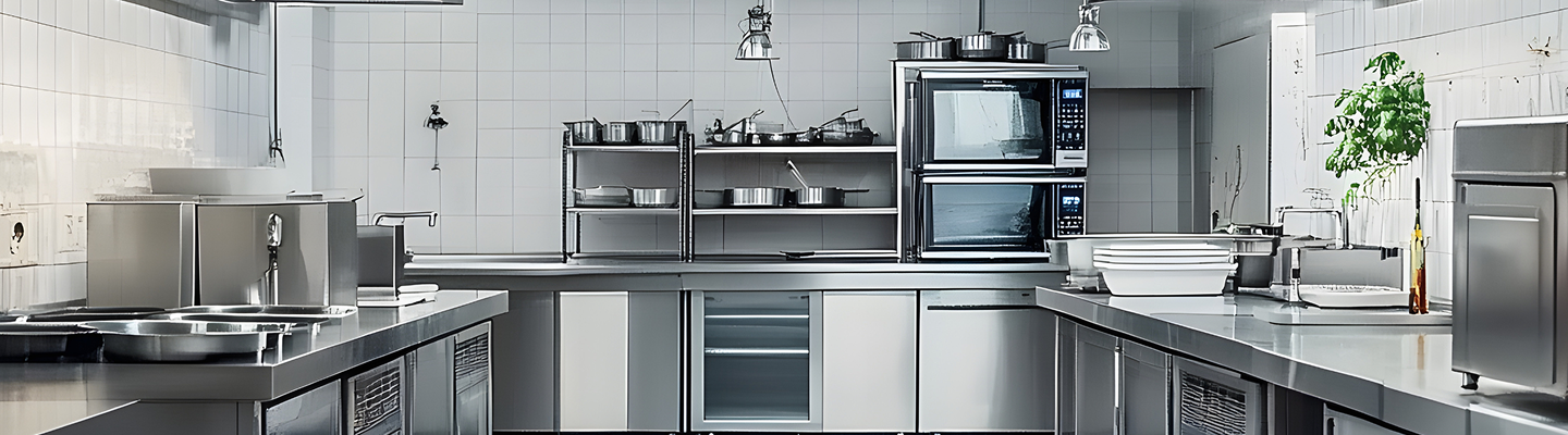 加熱調理器を追加導入する場所の真上に換気設備がない場合のキービジュアル画像