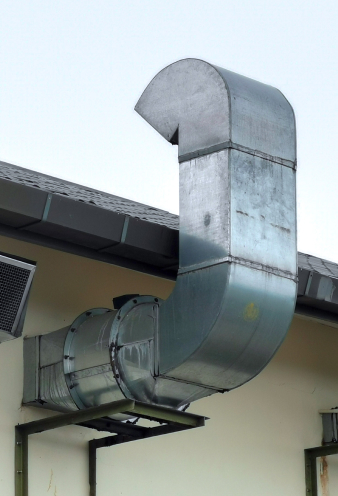 室内側ダクトの写真