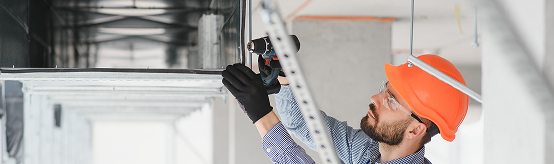 屋外側排気ダクトの写真