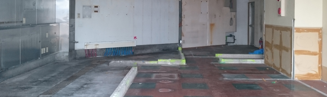 屋外側排気ダクトの写真